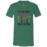 It's The Most Wonderful Time Of The Year - Canvas Unisex V-Neck