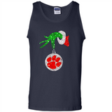 Amazing tee Clemson Tigers Glitter Grinch Monogram Ornament Christmas Gift - Sao chép - Tank Top