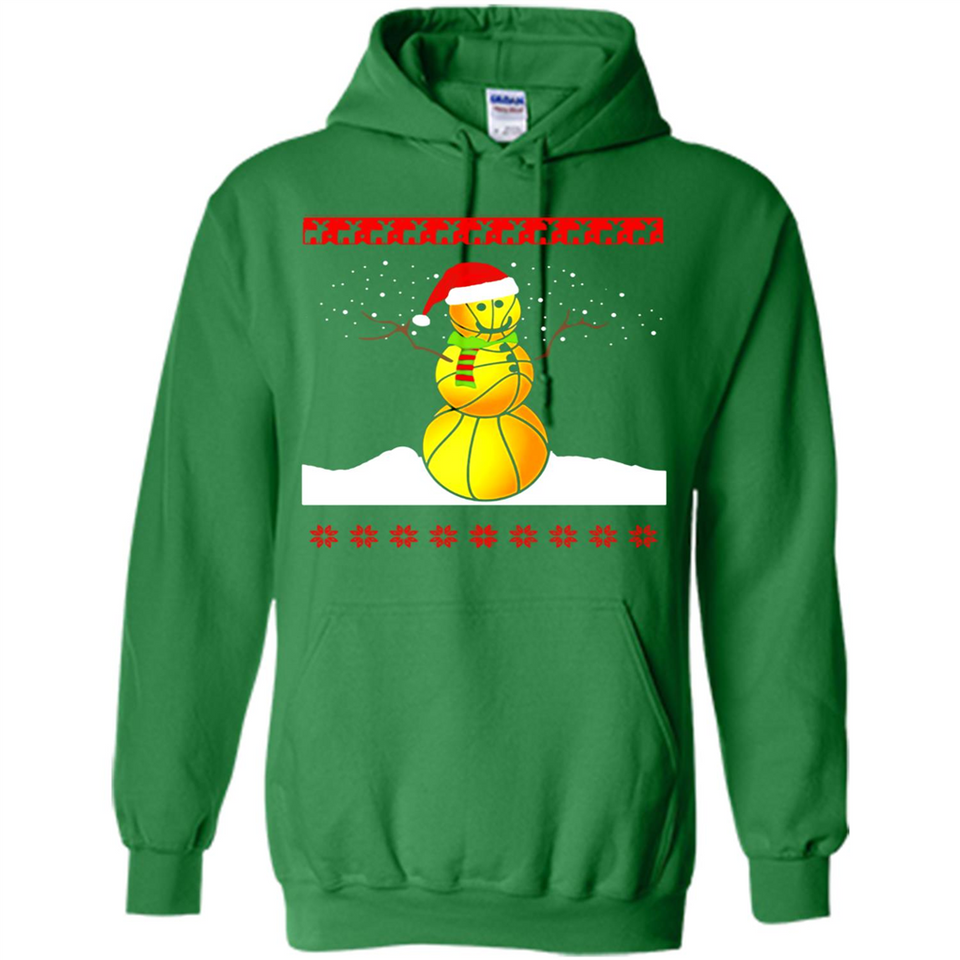 Basketball Santa Funny Christmas - Hoodie