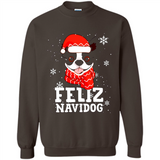 Feliz Navidog Boston Terrier Dog Ugly Xmas Sweater PING PONG
