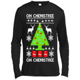 Oh Chemistree, Oh Chemistree Christmas Ugly Sweater - Canvas Long Sleeve T-Shirt