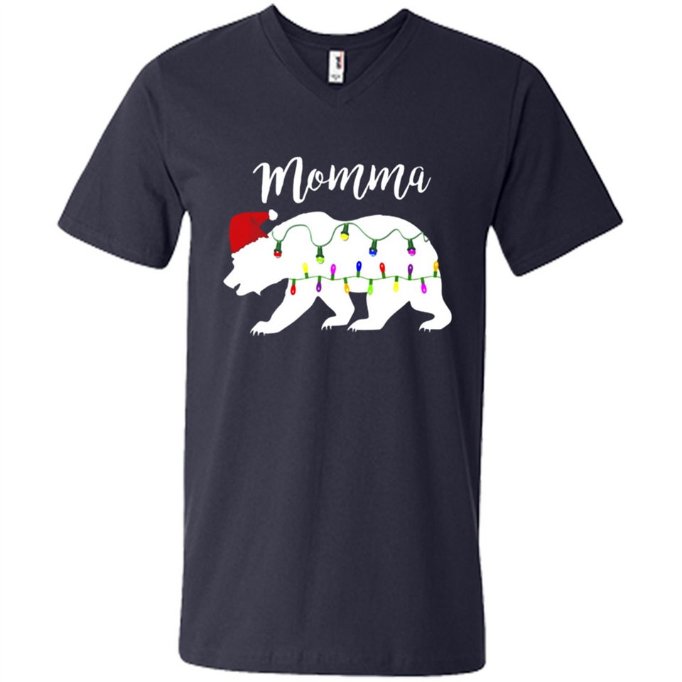 Womens Momma Bear - Men's V-Neck