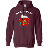Peanuts By Schulz Snoopy Young Men_s Christmas SweatShirt - Hoodie