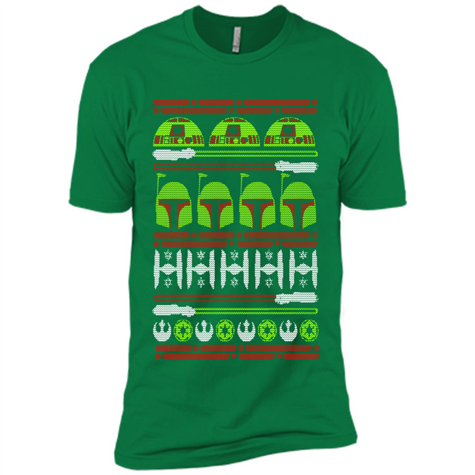 Star Wars - Boba Fett Christmas - Premium Short Sleeve T-Shirt