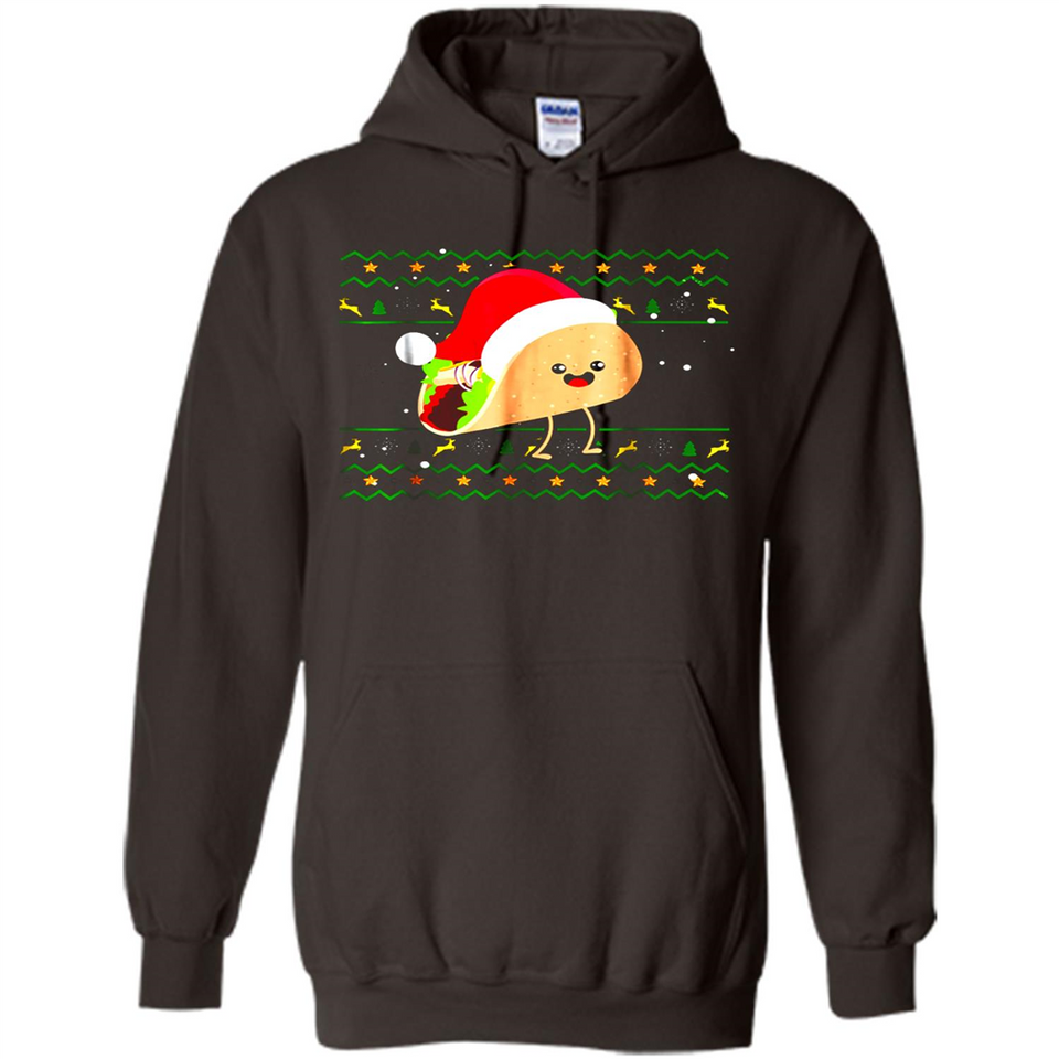 TACO Santa Hat Ugly Christmas shirt Ladies' Boyfriend