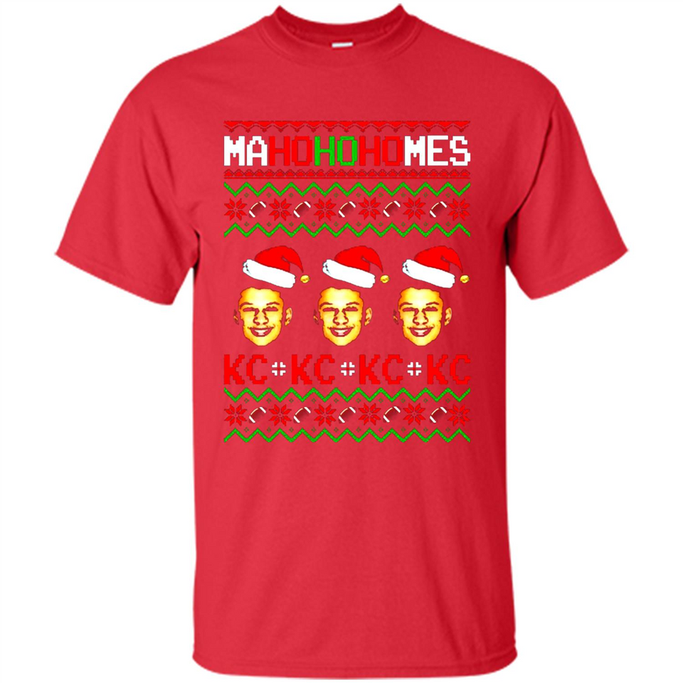 Patrick Mahomes Ma Ho Ho Homes Christmas sweatshirt PINGPONG - Shirt