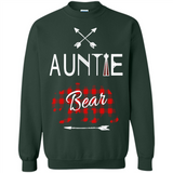Aunt Shirt Buffalo Plaid Family Camp Bear Tee - Sweatshirt