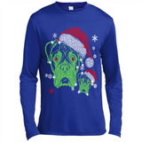 Boxer Dog diamond Christmas - Canvas Long Sleeve T-Shirt