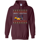 Merry Christmas Forklift ugly sweatshirt PINGPONG