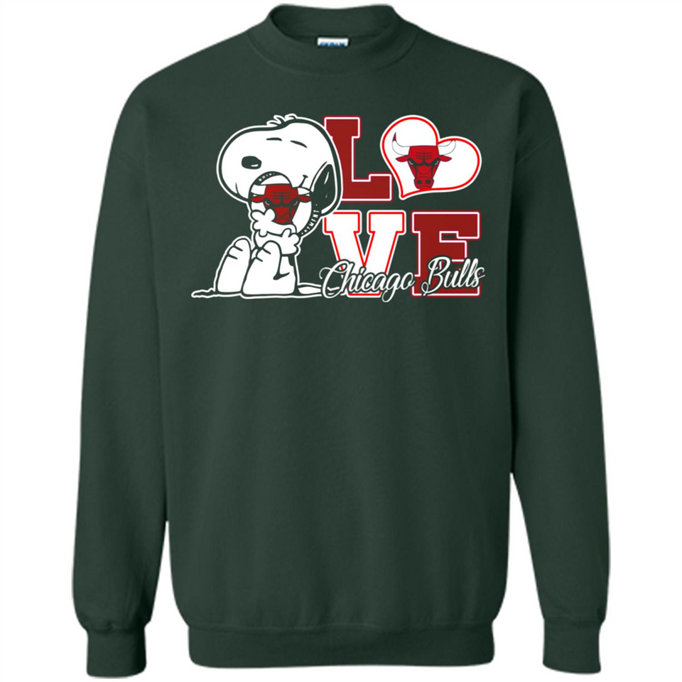 Snoopy loves NBA Chicago Bulls - Sweatshirt
