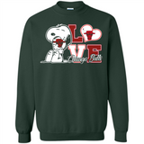Snoopy loves NBA Chicago Bulls - Sweatshirt