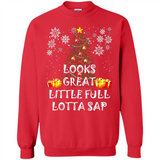 Looks Great Little Full Lotta Sap Funny Christmas Tree Mug PINGPONG - Sweatshirt