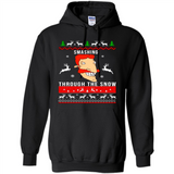 Nigel Thornberry Smashing through the snow Christmas sweatshirt PINGPONG