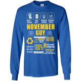 November Guy Multitasking - Long Sleeve T-Shirt