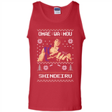 Omae Wa Mou Shindeiru Ugly Christmas Sweater - Tank Top