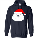 Funny Hamster Christmas t-shirt Santa Hat - Hoodie