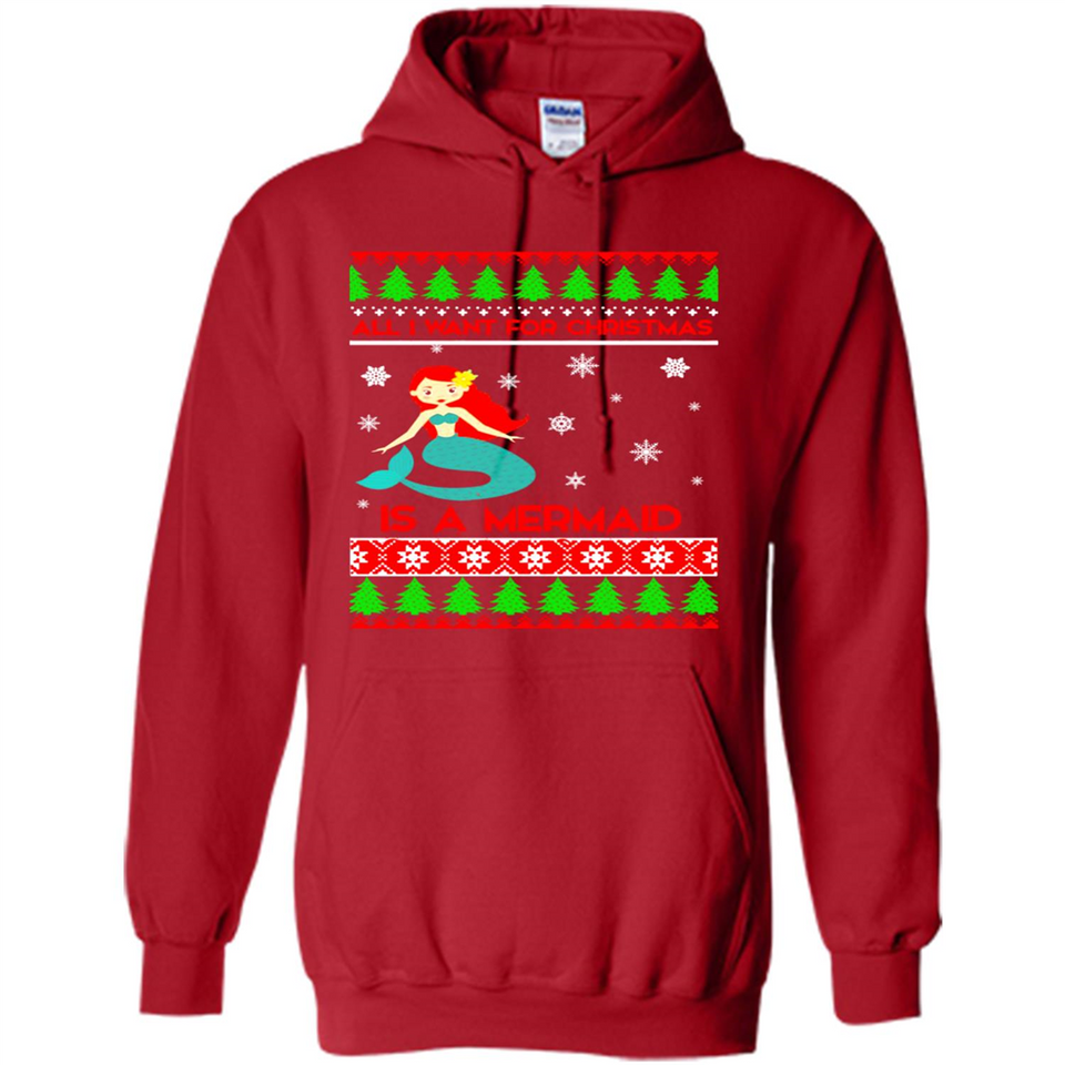 All I Want For Christmas Is A Mermaid ugly PINGPONG