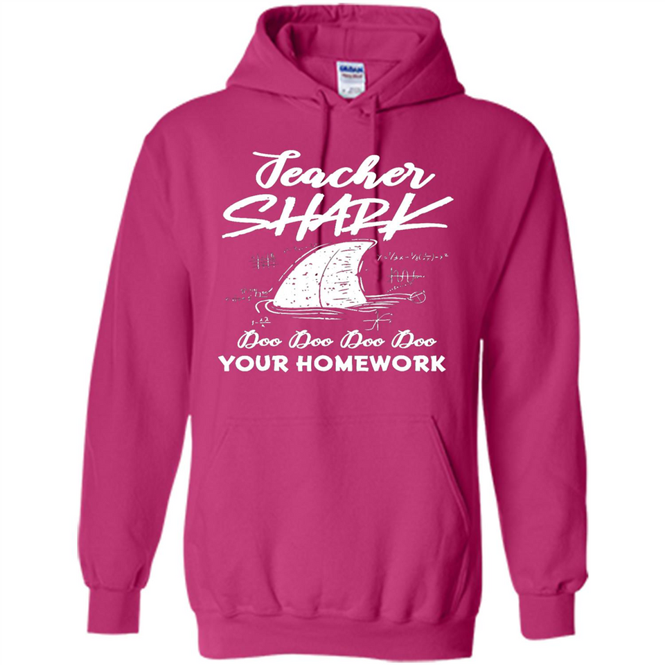 Teacher Shark Doo Doo Doo Your Homework Shirt Ladies' Boyfriend