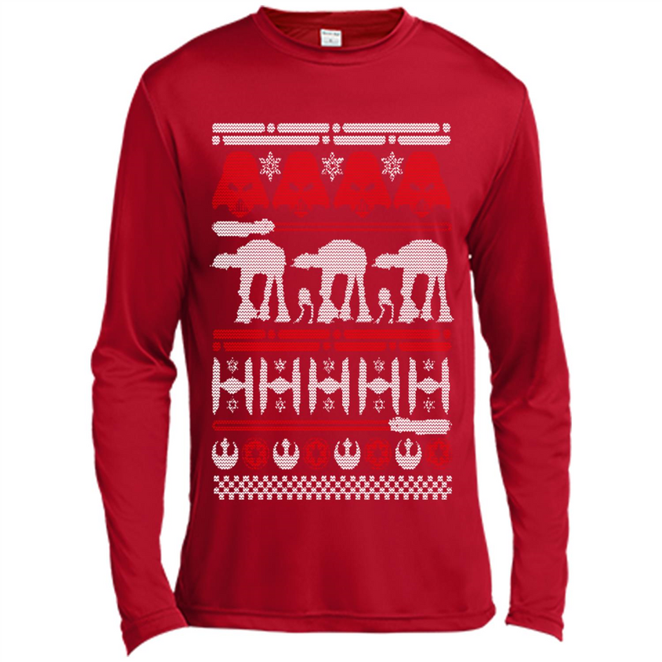 Star Wars - Christmas on Hoth - Canvas Long Sleeve T-Shirt