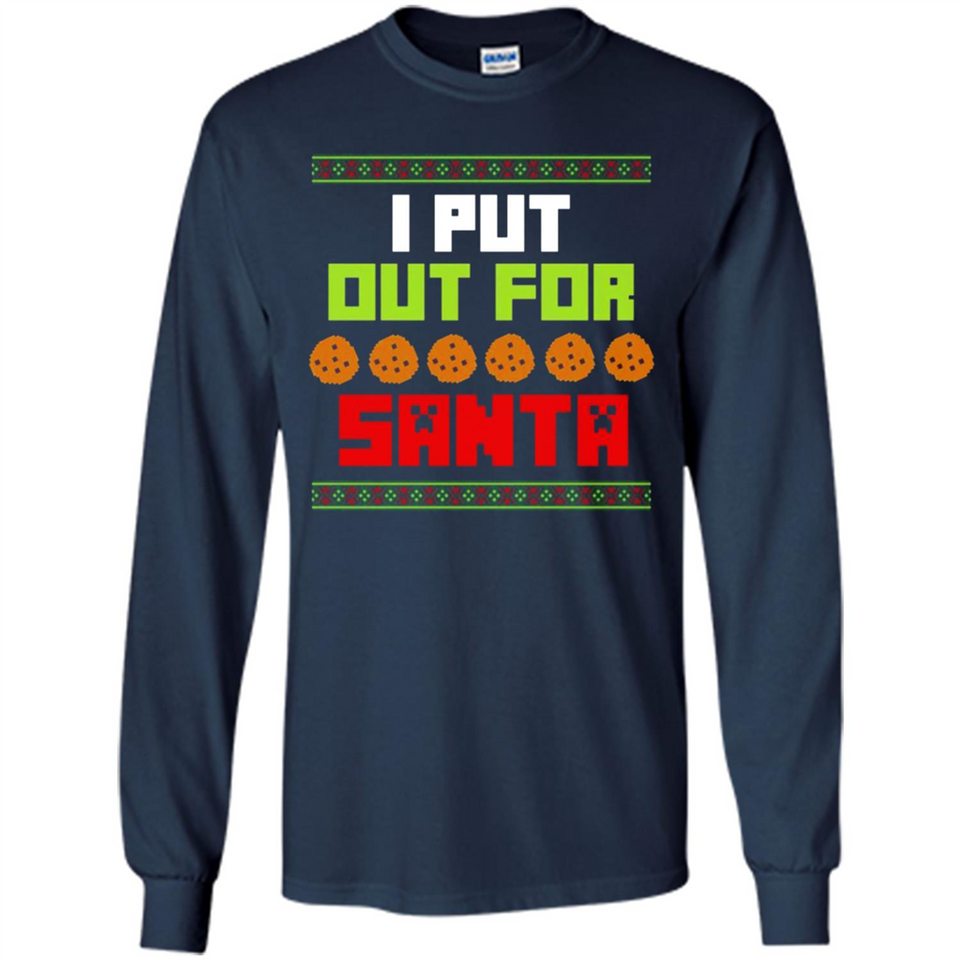 Cookies Out For Santa Christmas - Long Sleeve T-Shirt