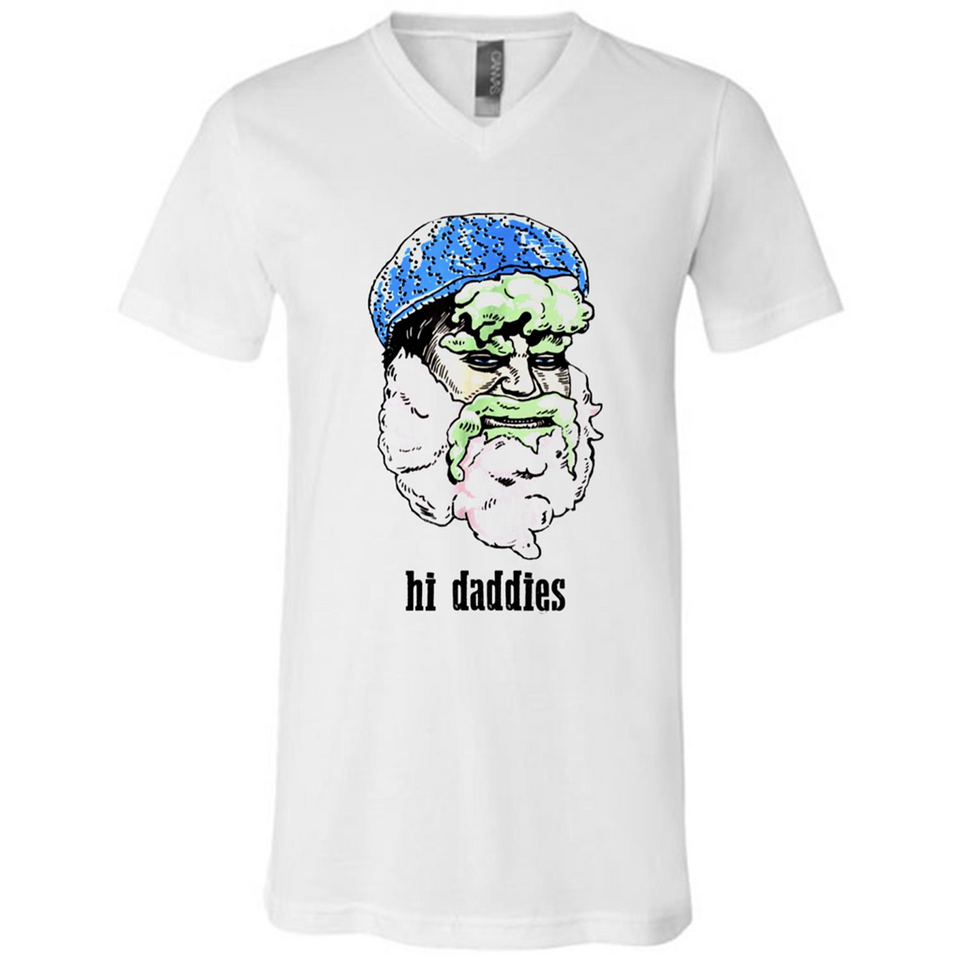 Mens Cotton Candy Randy - Canvas Unisex V-Neck
