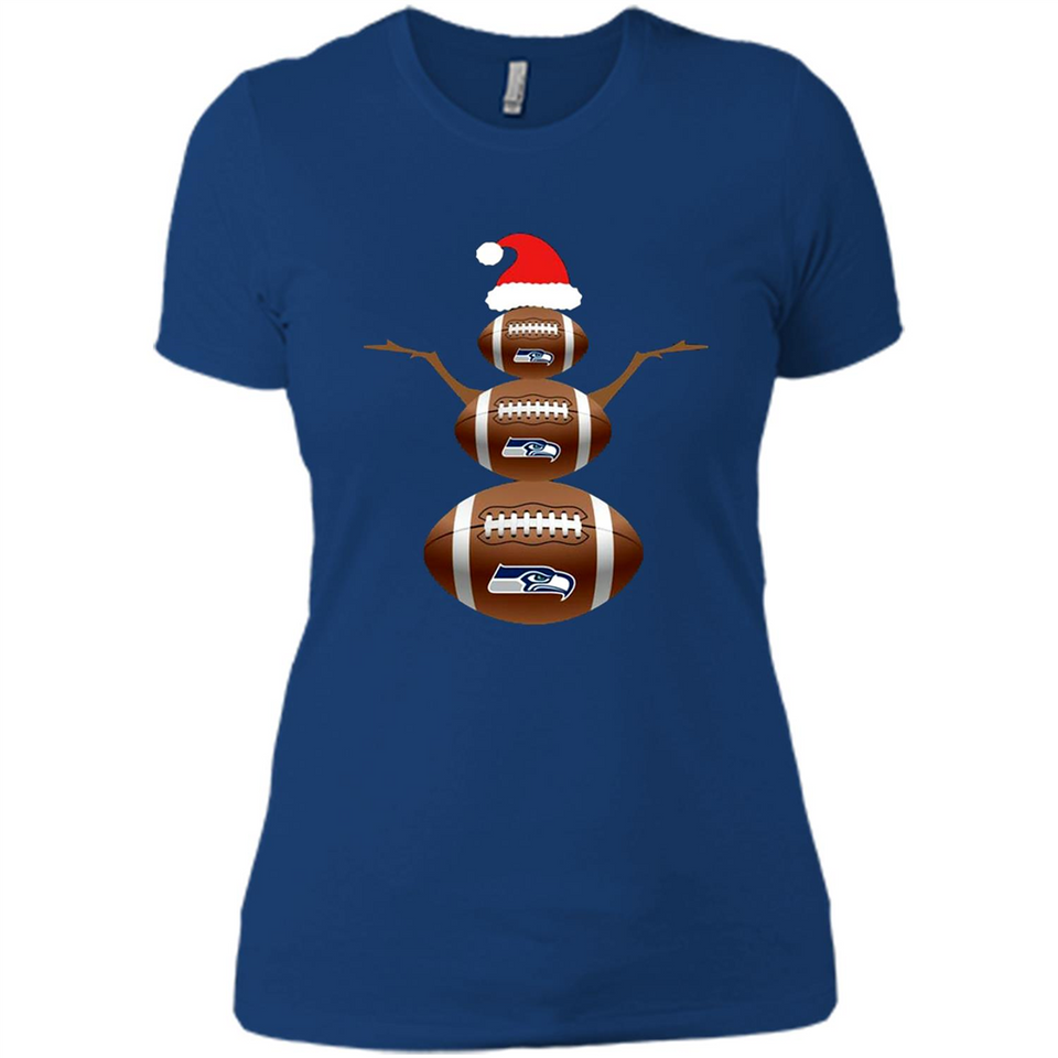 Seattle Seahawks NFL Dabbing Snowman Xmas
