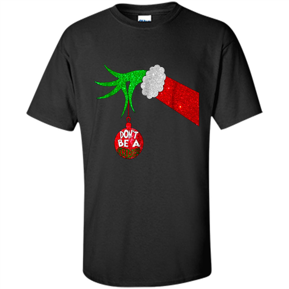 GRINCH HAND HOLDING CHRISTMAS ORNAMENT - DON'T BE A GRINCH PINGPONG