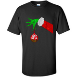 GRINCH HAND HOLDING CHRISTMAS ORNAMENT - DON'T BE A GRINCH PINGPONG