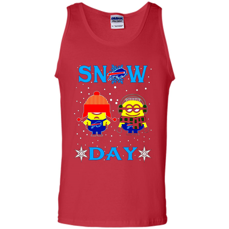 Snow Day Shirt For Buffalo Bills Vs Minion Fans pingpong