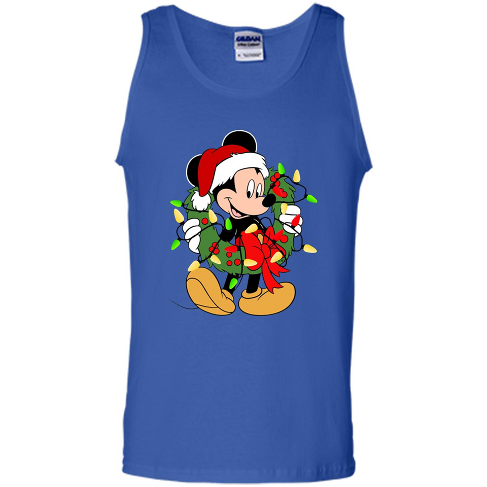 Disney Mickey Mouse Christmas Lights Sweatshirt - Tank Top