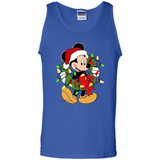 Disney Mickey Mouse Christmas Lights Sweatshirt - Tank Top