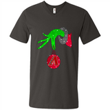 GRINCH HAND HOLDING ARIZONA DIAMONDBACKS GLITTER CHRISTMAS PINGPONG