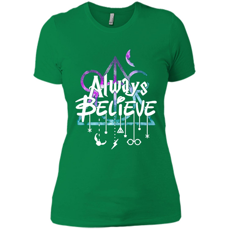 HIPPIE MOON MICKEY DEATHLY HALLOWS ALWAYS BELIEVE