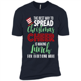Spread Christmas Cheer Lunch Family Xmas Gift Ls - Premium Short Sleeve T-Shirt