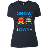 Snow Day Shirt For Dallas Cowboys Vs Minion Fans pingpong