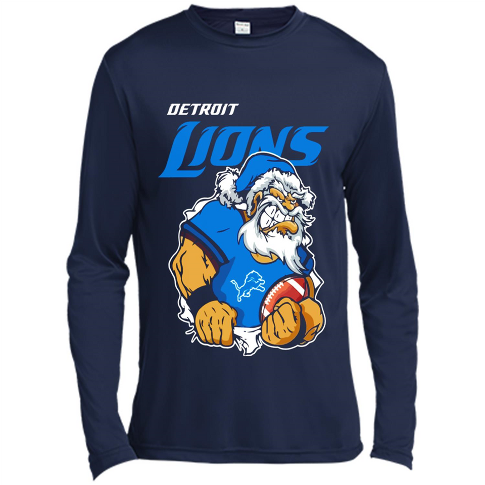 Grumpy Santa Claus Detroit Lions Football Team PINGPONG