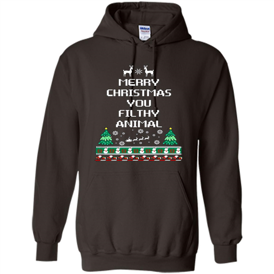 Merry Christmas You Filthy Animal Sweatshirt PINGPONG