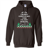 Merry Christmas You Filthy Animal Sweatshirt PINGPONG