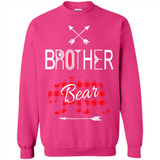 Brother Shirt Buffalo Plaid Family Camping Bear Tee - Sweatshirt