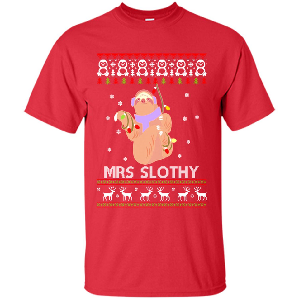 Mrs Slothy Christmas - Shirt