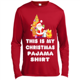 This is My Christmas Pajama Shirt - Santa Bear Tree Gift Tee