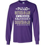 I'm A Proud Mother In Law Of A Freaking Awesome Daughter - Long Sleeve T-Shirt