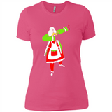 Funny Dabbing Mrs. Santa Claus Christmas Dab - Ladies' Boyfriend T-Shirt