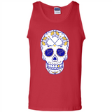 St. Louis Blues Hockey Sugar Skull Day of the Dead