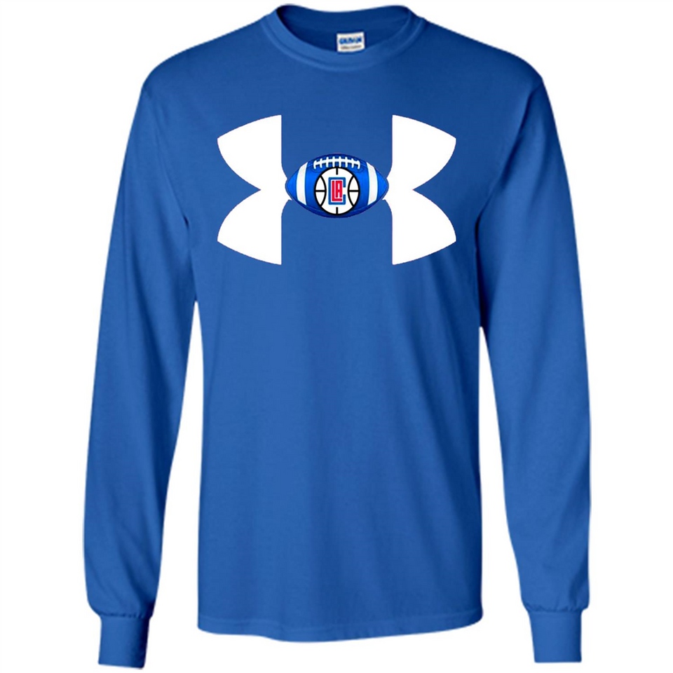 Los Angeles Clippers Under Armour Logo - Long Sleeve T-Shirt