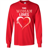 This Woman love Browns NFL football team - Long Sleeve T-Shirt