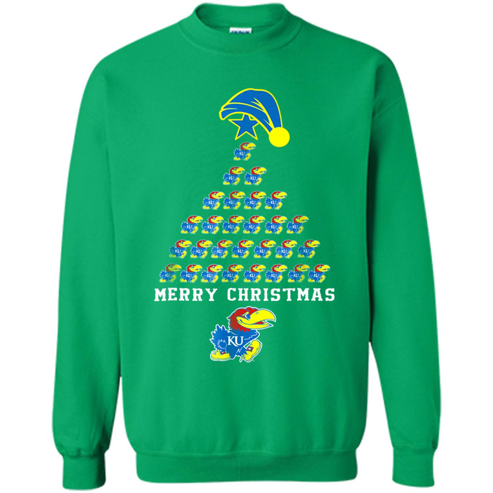 Perfect Kansas Jayhawks Christmas Tree PINGPONG