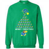 Perfect Kansas Jayhawks Christmas Tree PINGPONG