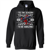 Marvel Spider Man Tis The Season To Be Amazing Ugly Christmas Mug PINGPONG - Hoodie