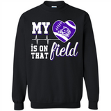 Abilene Christian Wildcats Football My Heart is on that Field - Sweatshirt